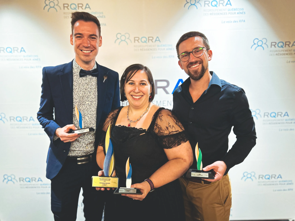 Gala RQRA : Le Groupe Maurice s’illustre ! - Le Groupe Maurice - Résidences pour personnes âgées